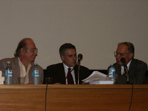 Edino Krieger, A.A.Bispo, Ivo Cruz. Academia Brasileira de Música 2004