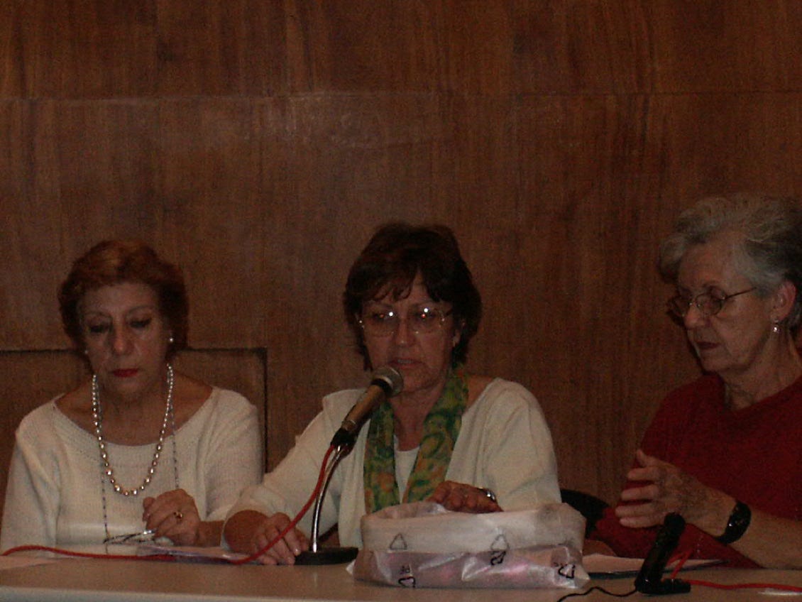 Niomar de Souza Pereira, Dirce Abalado, Dalva Bolognini. Kolloquium Interkultureller Studien 2004, Petrópolis