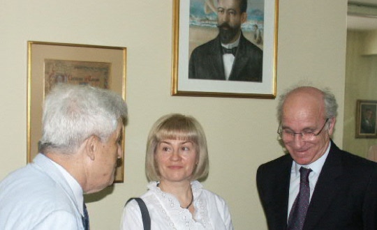 Prof.Dr.E.Th.Rosenthal, Prof. Dr. Sebastião de Pinho. APL.Kolloquium Interkultureller Studien 2004