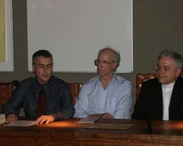 Sitzung am Museum Anchieta, Pateo do Colégio.Eröffnungssitzung des.Kolloquiums Interkultureller Studien 2004