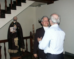 Sitzung am Museum Anchieta, Pateo do Colégio.Eröffnungssitzung des.Kolloquiums Interkultureller Studien 2004